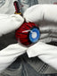 Crimson Serpent Eye Pendant