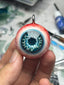 Ocean Wave Layers - Eye Pendant