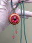 Tears of Peach Blossom — Eye pendant