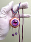 Crimson Whisper — Eye Pendant