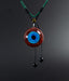 Azure Flame Abyssal Eye Pendant – Otherworldly Beacon
