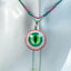 Cursed Vertical Eye Pendant - Forest Curse Eye 🌿👁️