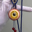 Yellow with sunlit edges-Eye Pendant