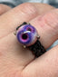 Lavender Eye Ring – Adjustable Size