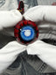 Crimson Serpent Eye Pendant