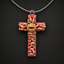 Gehenna’s Gaze – Handmade Multi-Eye Gothic Cross Necklace