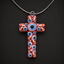 Gehenna’s Gaze – Handmade Multi-Eye Gothic Cross Necklace