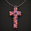 Gehenna’s Gaze – Handmade Multi-Eye Gothic Cross Necklace