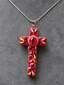 Gehenna’s Gaze – Handmade Multi-Eye Gothic Cross Necklace