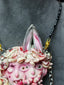 The Rosebound Hare Sisters – Handmade Creepy-Cute Doll Head Necklace