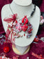 The Crimson Choir – Handmade Multi-Faced Gothic Necklace