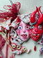 The Crimson Choir – Handmade Multi-Faced Gothic Necklace