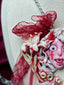The Crimson Choir – Handmade Multi-Faced Gothic Necklace