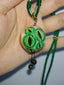 Basilisk Garden – Handmade Reptilian Multi-Eye Pendant