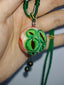Basilisk Garden – Handmade Reptilian Multi-Eye Pendant