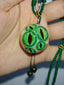 Basilisk Garden – Handmade Reptilian Multi-Eye Pendant