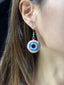 Crimson-Blue Gaze Earring