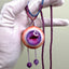 Colorful Palette - Goat Pupil-Eye Pendant