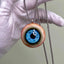 The edge of black evil wants to invade the azure world-Eye Pendant