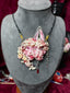 The Rosebound Hare Sisters – Handmade Creepy-Cute Doll Head Necklace