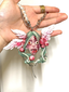 Wounded Angel — Exclusive handmade doll-head necklace, one of a kind, never to be reproduced once sold out.