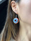Crimson-Blue Gaze Earring
