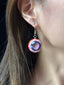 Blush Glitter Eye-Earrings
