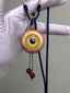 Yellow with sunlit edges-Eye Pendant