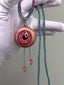 strawberry jam-Eye Pendant